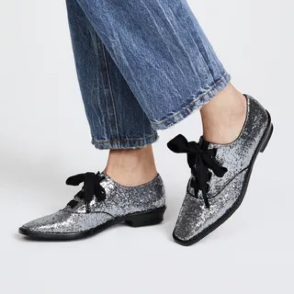 Marc Jacobs Shoes - MARC JACOBS Brittany Lace Up Glitter Oxford Size 9 NIB